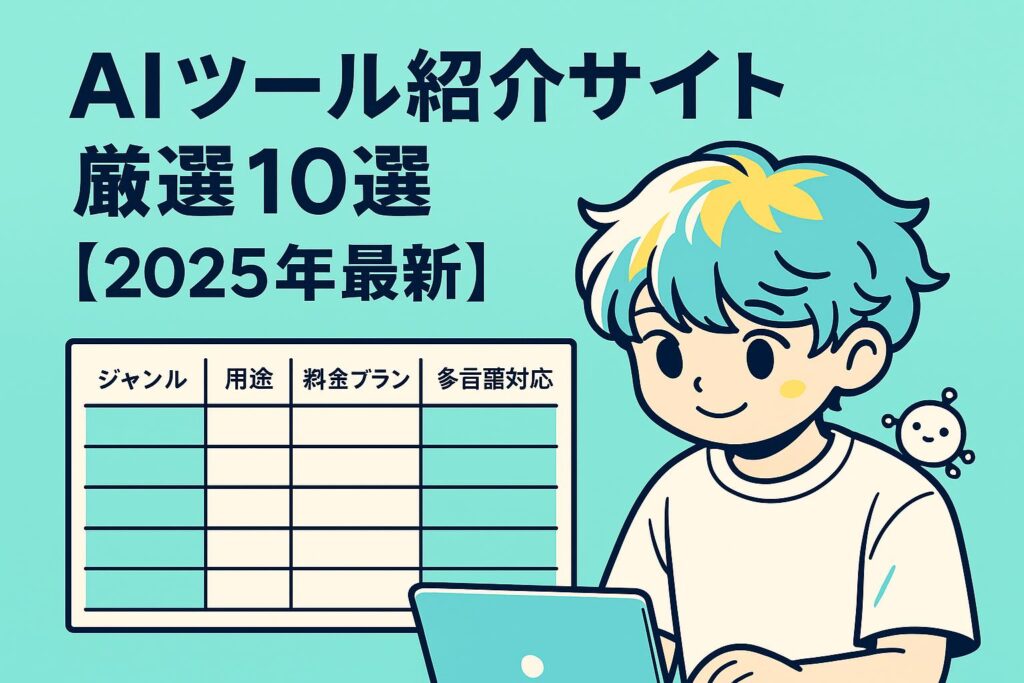 aiツール紹介サイト厳選10選【2025年最新】