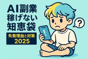 ai副業 稼げない知恵袋｜失敗理由と対策2025