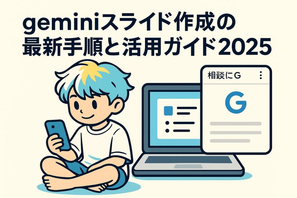 geminiスライド作成の最新手順と活用ガイド2025