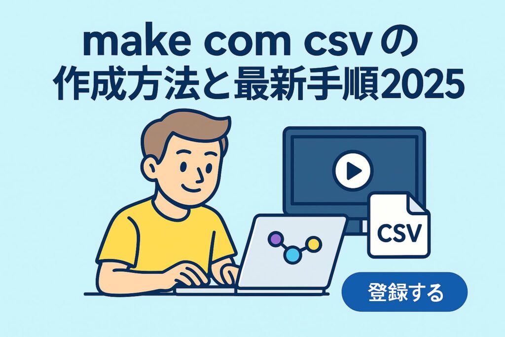make com csvの作成方法と最新手順2025