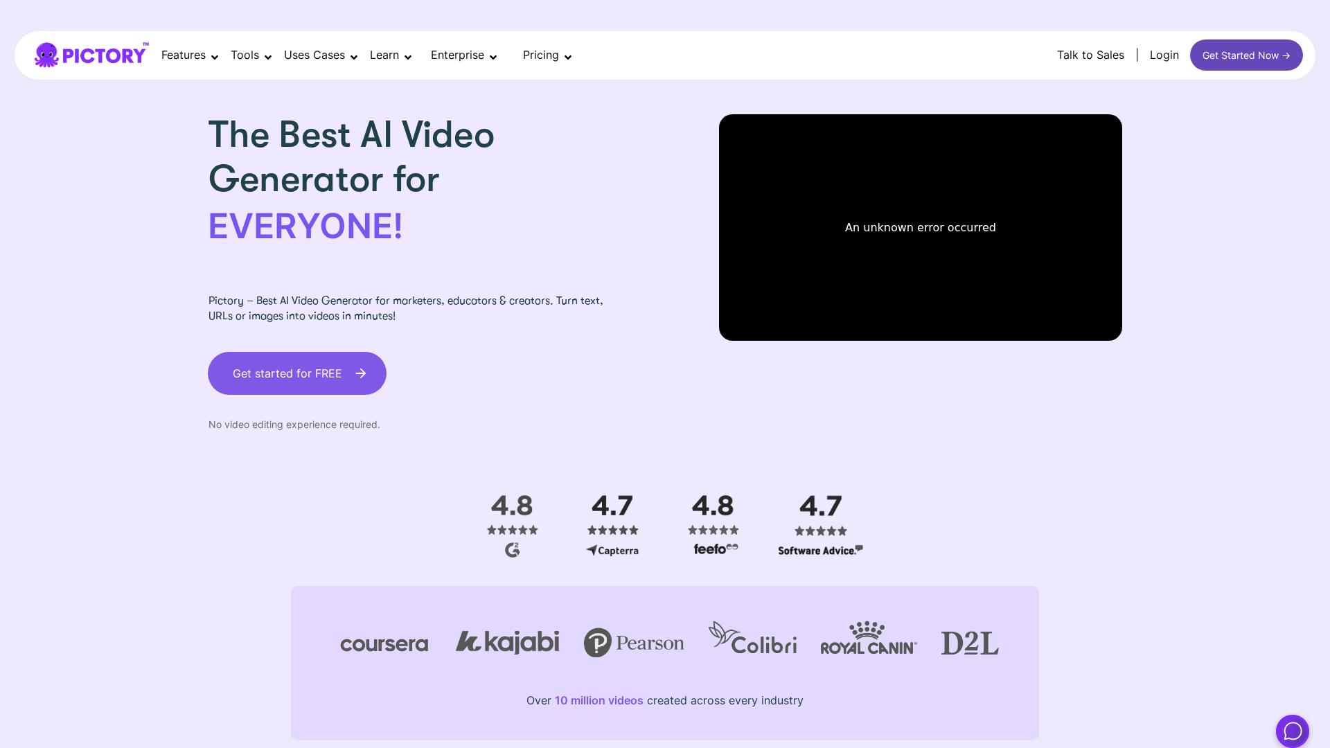 Pictory AIの多機能動画編集プラットフォーム
