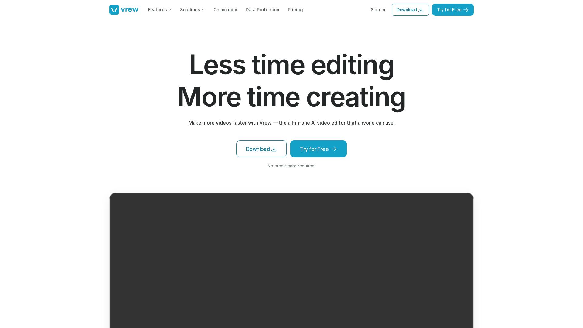Vrewの字幕生成と動画編集特化機能
