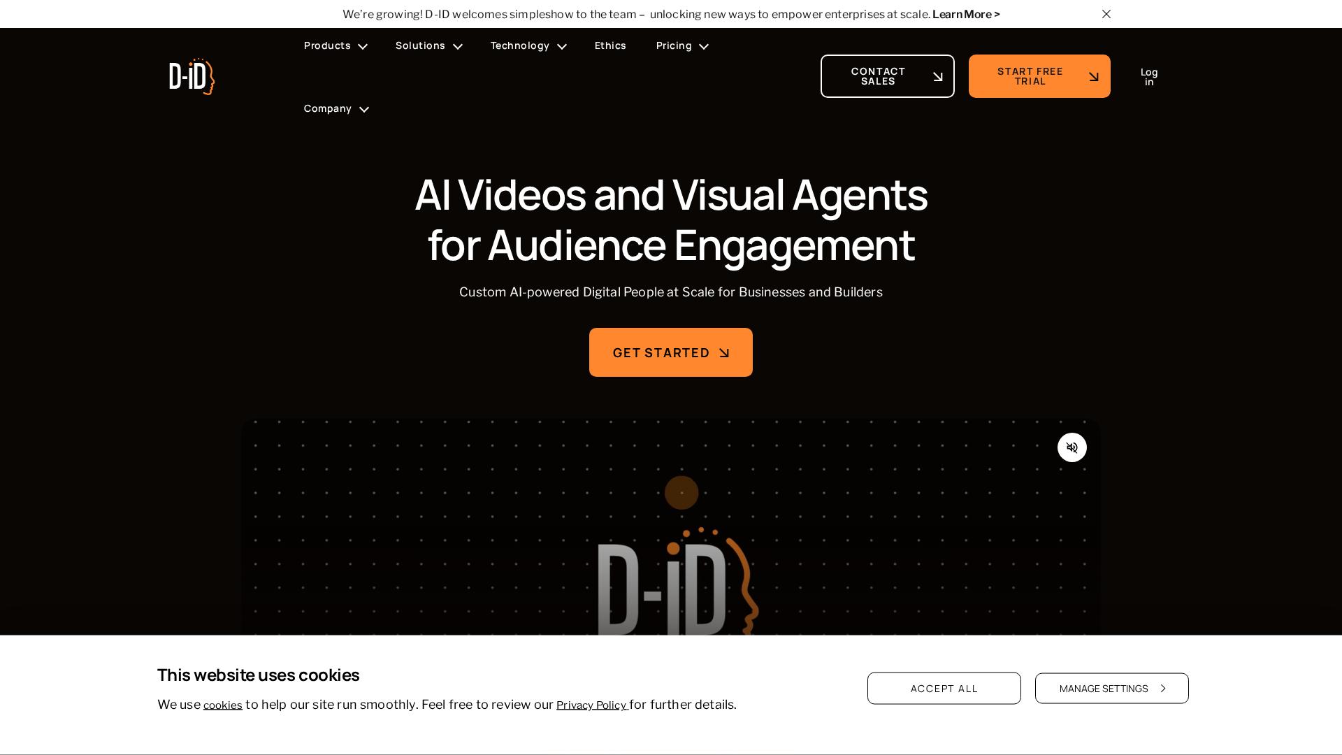 D-IDの多言語対応AI動画生成サービス