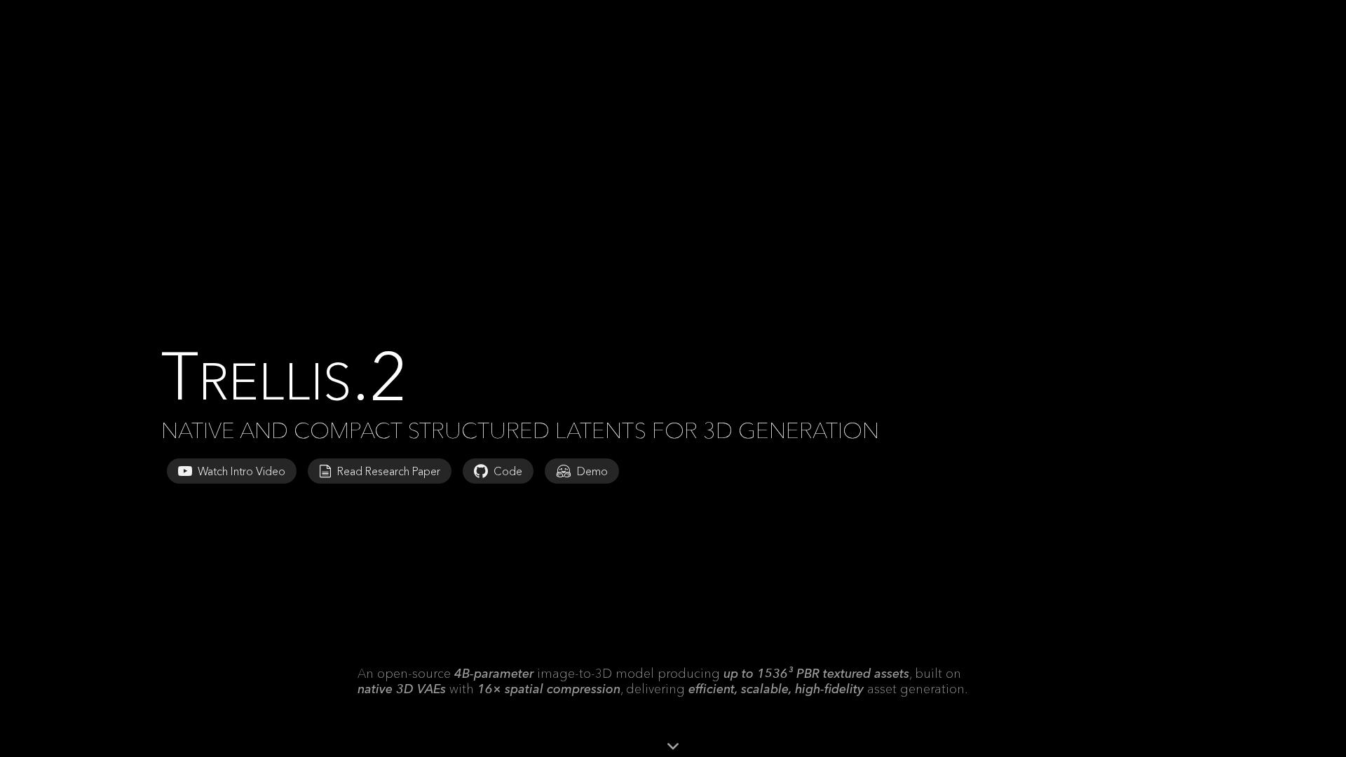 ニュース1：MicrosoftがTRELLIS.2で画像から3D生成を実現