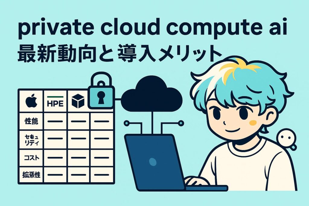 private cloud compute ai最新動向と導入メリット